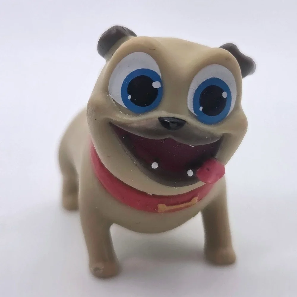 Disney Puppy Dog Pals Rolly Figure 2 Inch Tan Good Puppy Dog Pals